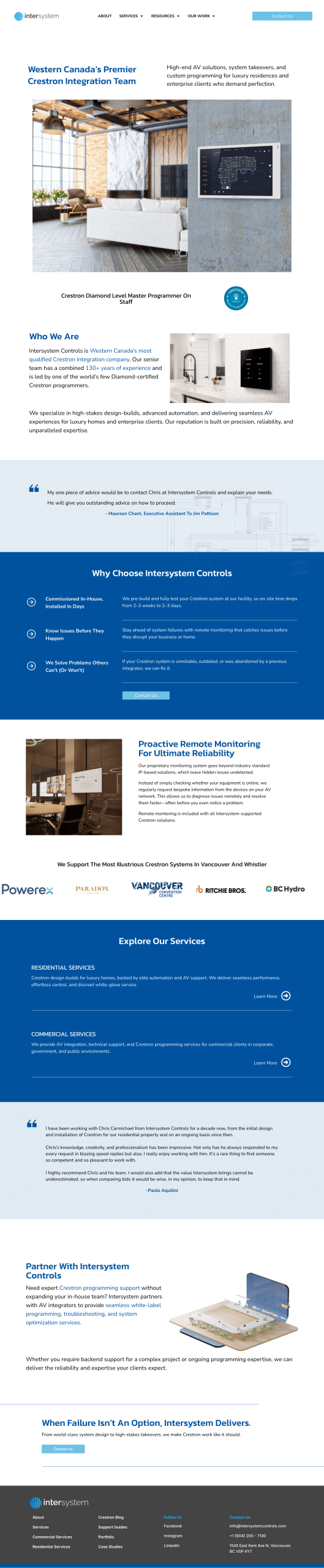 Inter System Controls